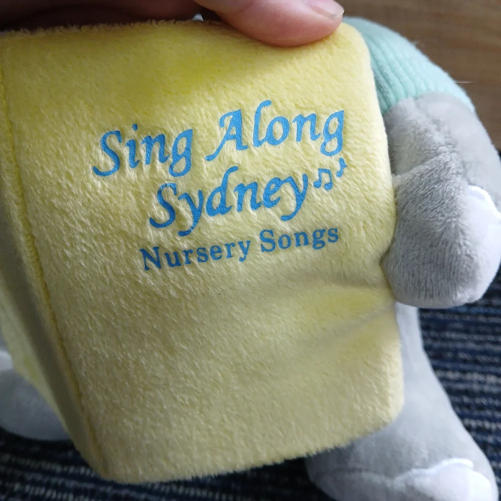 Cuddle Barn Sing Along Sydney Elephant Plush (NWT)12
